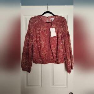 Piper & Scoot Floral Pink Women's Top